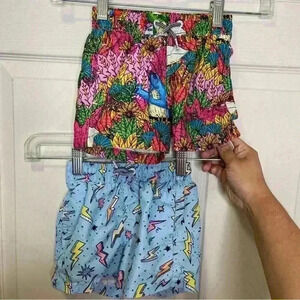 Boardies Dinosaur & Zaps Boys Summer Swim Shorts Sz 1-2